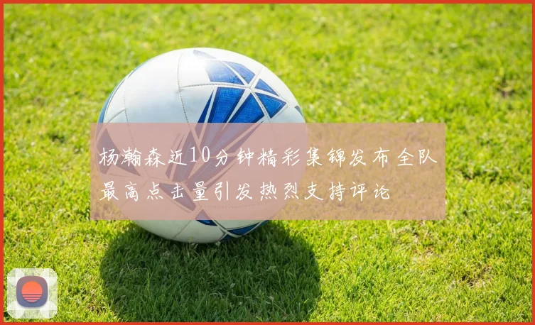 杨瀚森近10分钟精彩集锦发布全队最高点击量引发热烈支持评论